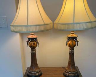 Set Of 2 Art Deco Lamps