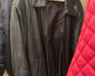 Lamb skin leather coat Men’s XL