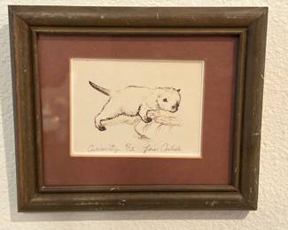 Original framed art, signed & numbered