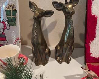 Brass reindeer