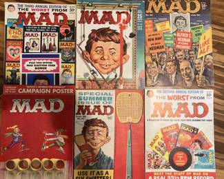 Vintage MAD magazines 