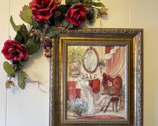 Framed print decor