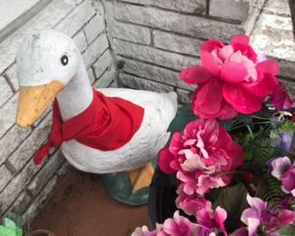 Goose yard ornamental. Just one of dozens of yard ornamentals.