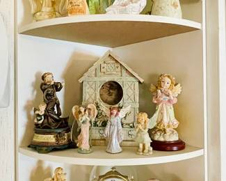 Angel Figurine collections... music boxes & Figurines