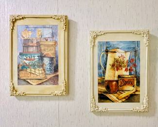 Framed wall decor