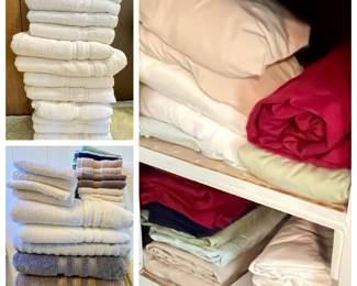 Very nice Bath Towels and bed linens size Queen