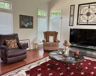 High end furniture and rug