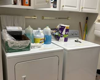 Washer and dryer