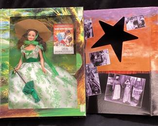 (2) 1994 GONE WITH THE WIND SCARLETT O’HARA BARBIES, HOLLYWOOD LEGENDS COLLECTION, NIB