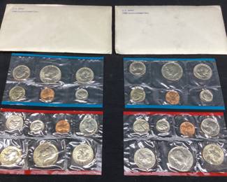 (2) 1980 U.S. MINT UNCIRCULATED COIN SETS