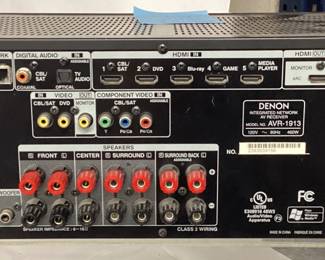 DENON AVR-1913 INTEGRATED NETWORK AV RECEIVER DOES WORK NO SHIPPING PICKUP ONLY