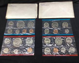 1974 & 1980 U.S. MINT UNCIRCULATED COIN SETS