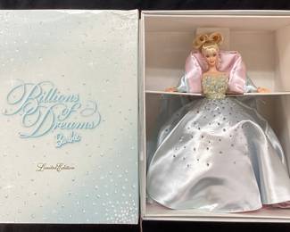 1997 BILLIONS OF DREAMS BARBIE, LIMITED EDITION, NIB