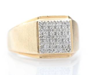 Gold And Diamond Ring
