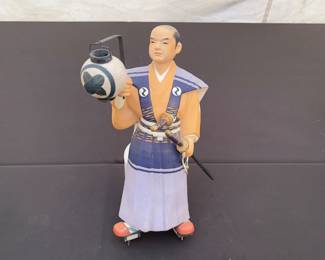 Hakata samurai statue