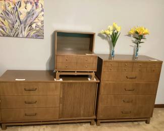 Mid Century Modern Bedroom Suit Sliding Door