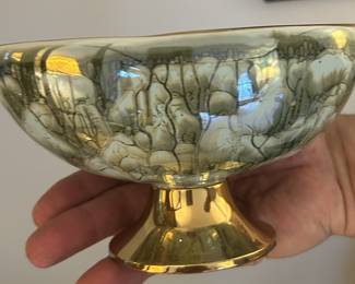 Green Metalic Bowl
