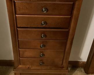 Bedroom Jewelry Cabinet 6 Drawer