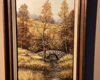 Wall Art Autumn Forest Scene