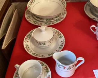 Gibson Christmas China 43 pc Set