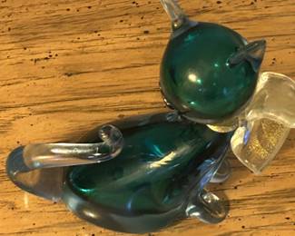 Green Kittens Pair