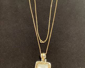 Gold Plated Necklace with Pendant