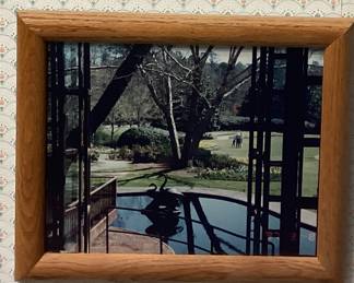 Wall Art Pool and House