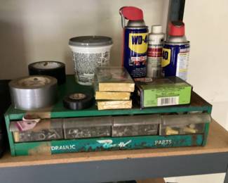 Tools and cleaning supplies
