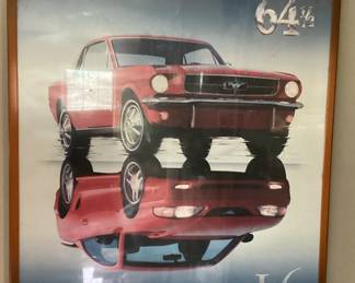 Wall Art Muatang Print