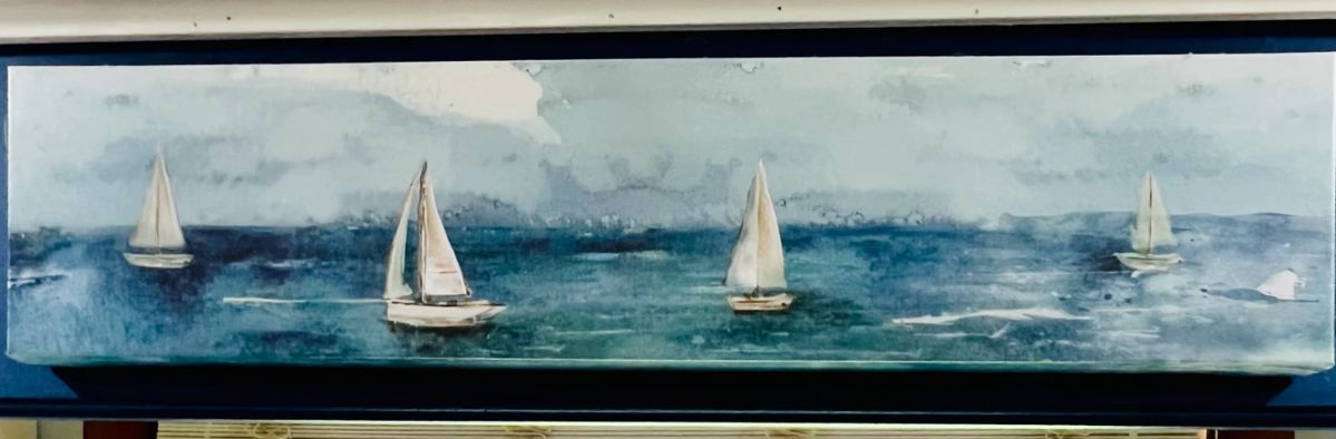 Serene canvas wrap print (approx 6X18)