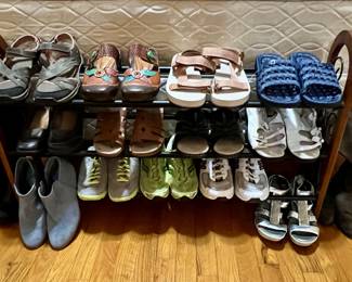 Boots and sandals and sneakers too