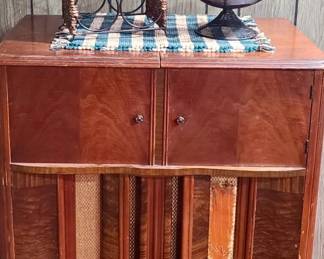 serves as beautiful furniture piece too
