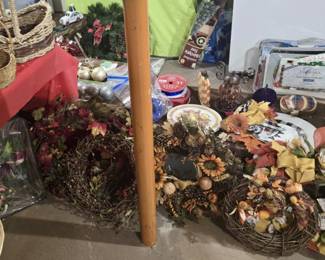 Beautiful Autmn wreaths and decorations