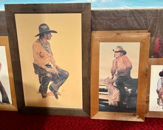 Gordon Snidow themed Cowboy prints - these Coors Cowboys had hung at a relative's bar and now available for you!