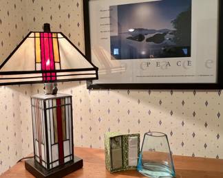 Stained glass lamp