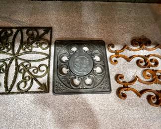 Metal art - each of the 3 unique 