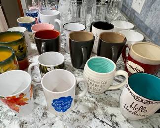 Cups, mugs and lots of ways to enjoy coffee or tea