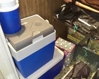 Outdoor Gear - shelves filled with everything needed
