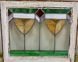 Stained glass tulips 
