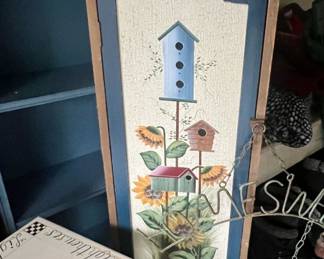 Home Sweet Home metal hanging message