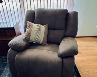 The second of two overstuffed recliners -- 