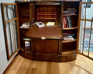 Plenty of room in this exquisite secretary - a craftsman's pride piece for any home 