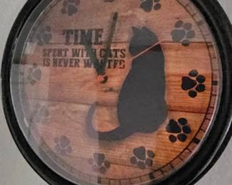 cat clock