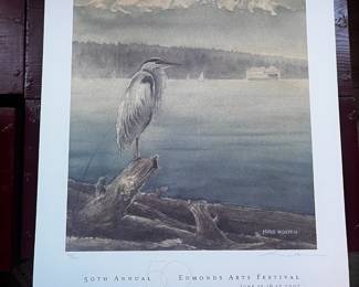 50th Annual 2007 Edmonds Arts Festival Print Featuring "Solitude" by Hung Nguyen
