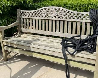 Outdoor Wood Bench
