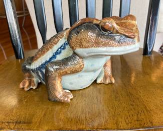 Ceramic Toad Sculpture