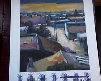 Celebrating 40 Years 1997 Edmonds Arts Festival Print Featuring "Two Edmonds Views" by Lyle Silver