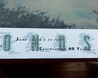 Celebrating 40 Years 1997 Edmonds Arts Festival Print Featuring "Two Edmonds Views" by Lyle Silver