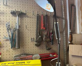Hand Tools - Pipe Wrenches, Hammers, Hand Saws, Pliers, Hempe Miter Box Kit