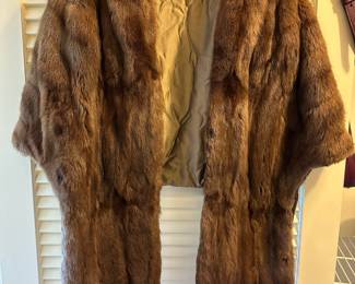 Best & Co. Mink Fur Shawl